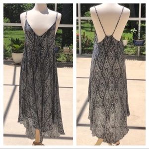 NWOT Free People High-Low Aztec Print Dress Sz. Large